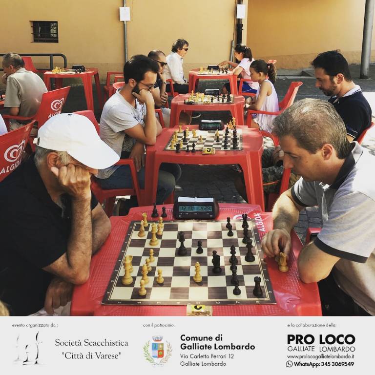 Galliate Lombardo, torneo di scacchi