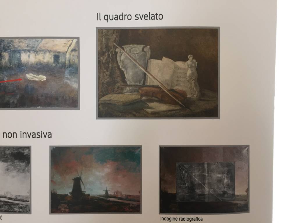 Il De Chirico nascosto sotto un altro quadro