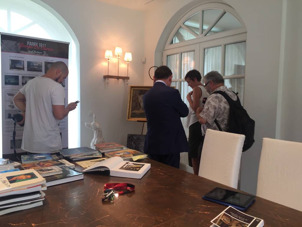 Il De Chirico nascosto sotto un altro quadro