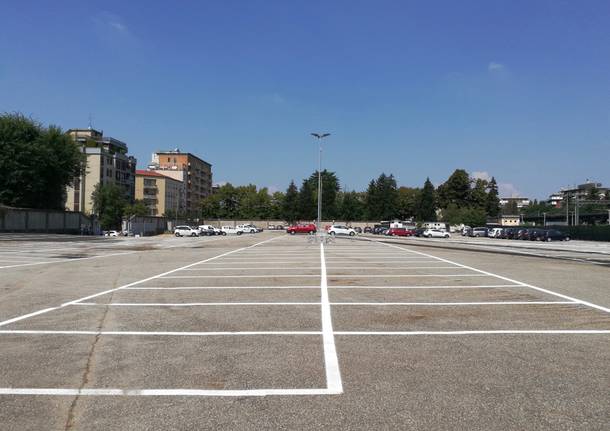 Il nuovo parcheggio della stazione di Busto