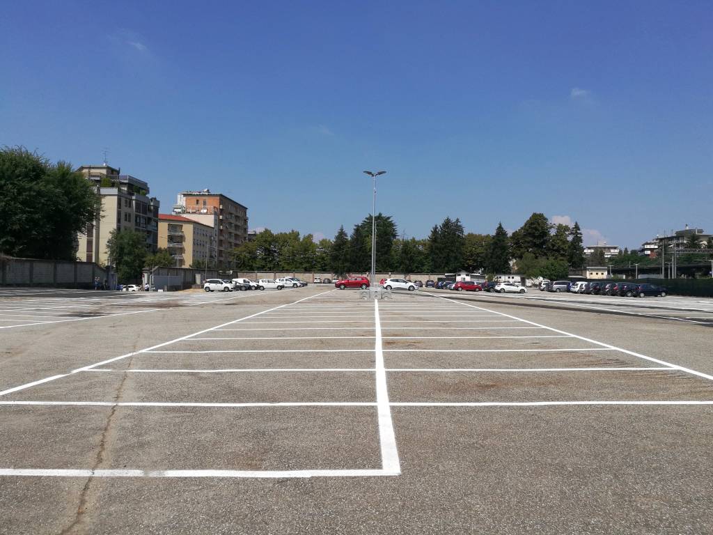 Il nuovo parcheggio della stazione di Busto