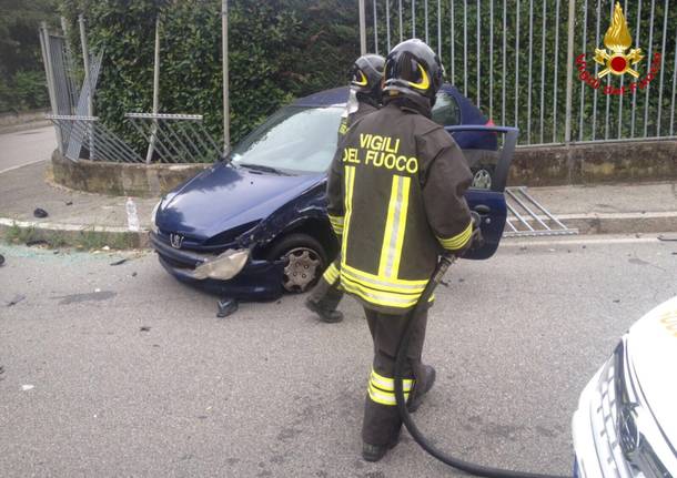 Incidente in via Curtatone a Gallarate