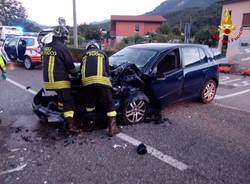 Incidente via provinciale Mesenzana 