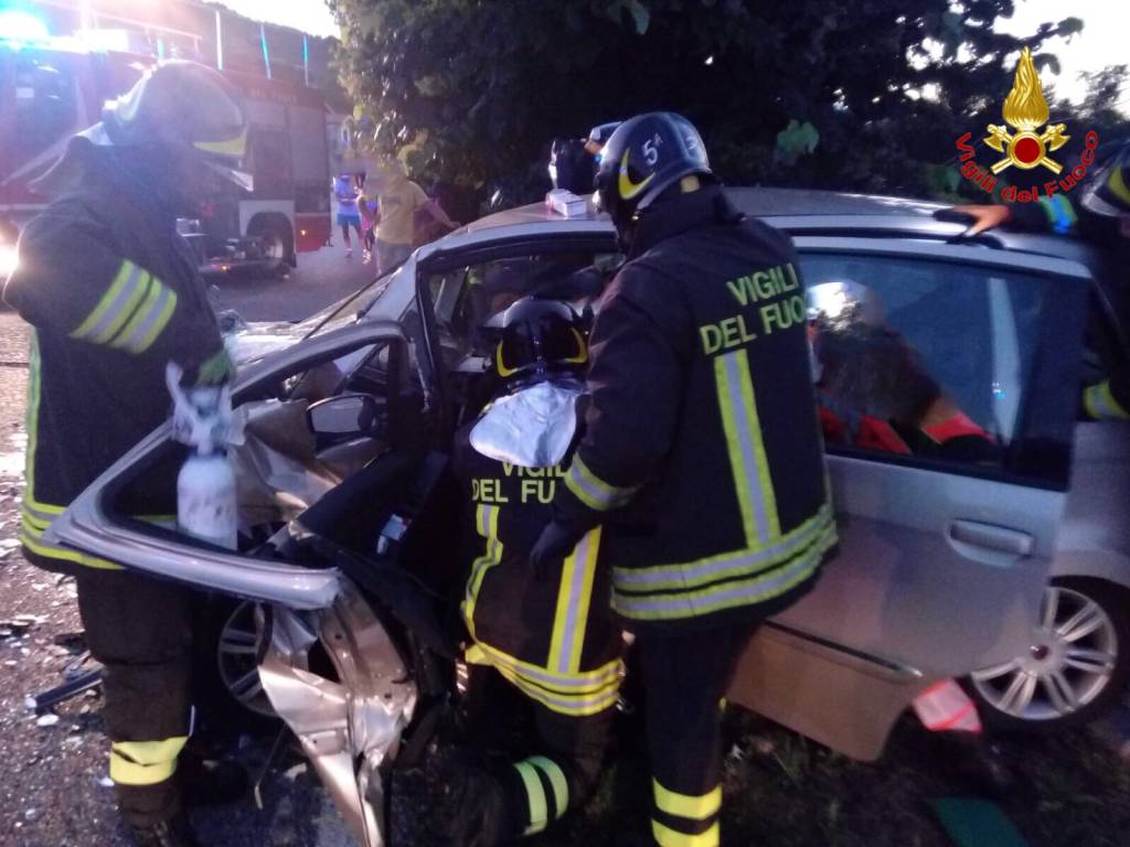 Incidente via provinciale Mesenzana 