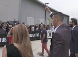 L'arrivo di Cristiano Ronaldo a Caselle