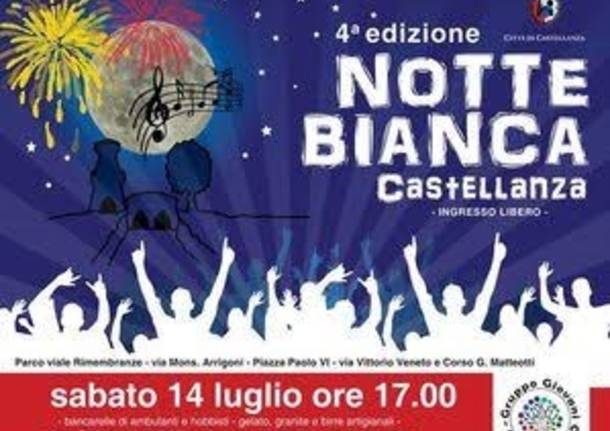 locandina notte bianca castellanza