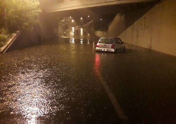 Il nubifragio notturno sul Varesotto