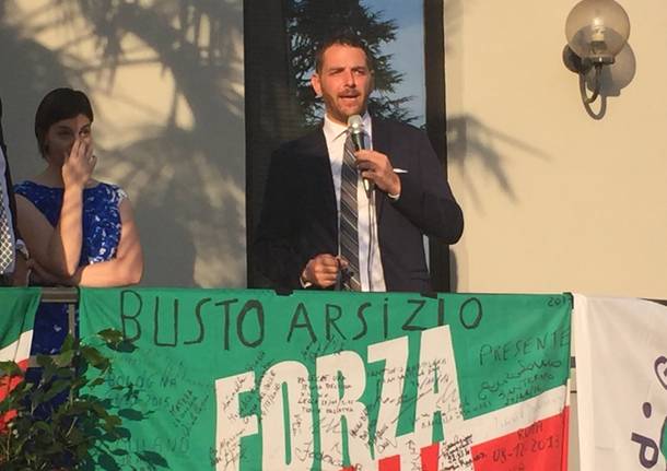 Angelo Palumbo Nuova sede Forza Italia Busto Arsizio 