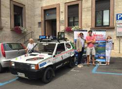 Ottavio MIssoni in partenza per la Mongol rally