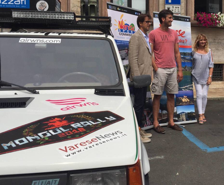 Ottavio MIssoni in partenza per la Mongol rally