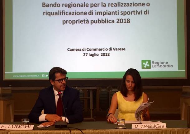 presentazione bando impianti sportivi 2018 Martina cambiaghi 