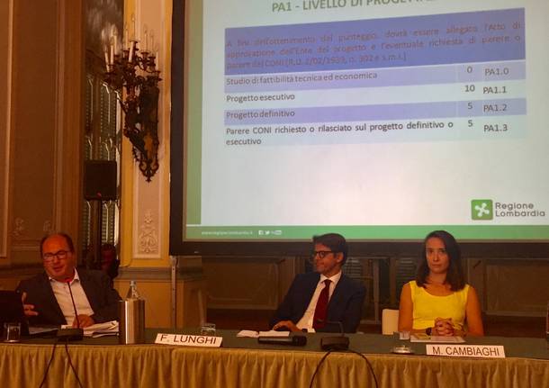 presentazione bando impianti sportivi 2018 Martina cambiaghi