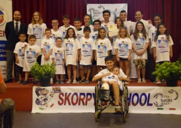 Le premiazioni dello Skorpion Karate