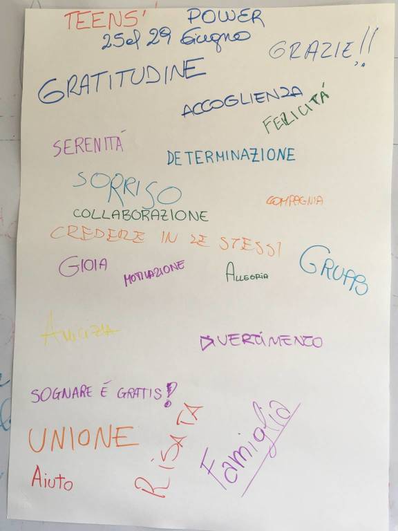 Teen's Power Summer Camp seconda settimana