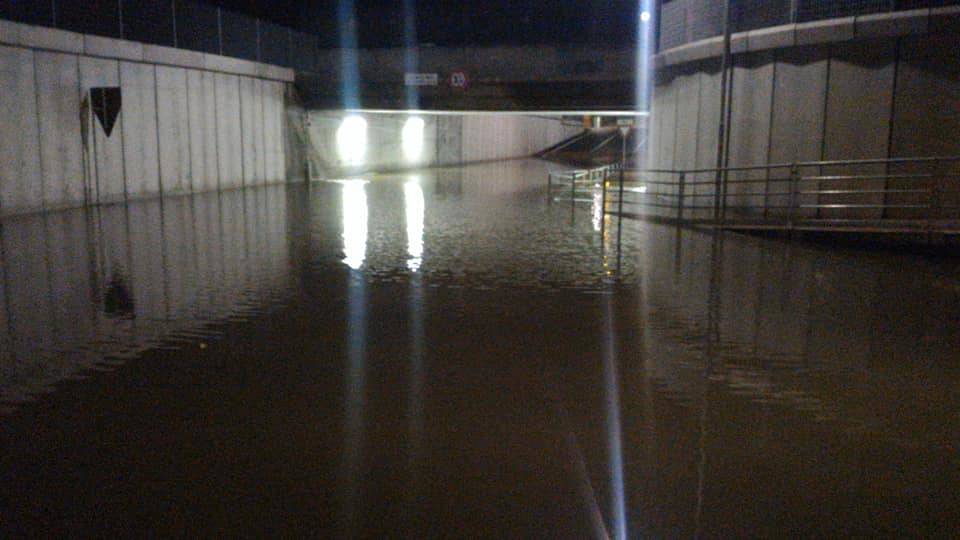 Venegono Superiore: il nuovo sottopasso allagato