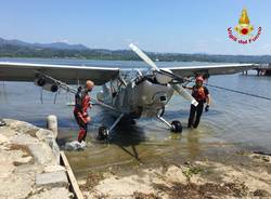 aereo caduto lago di varese