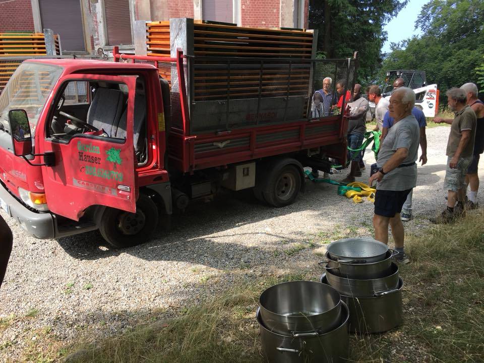 Alla festa della montagna arrivano i tavoli