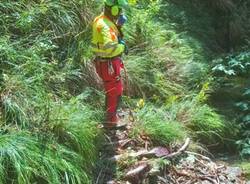 Dumenza, il salvataggio dell\'escursionista