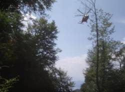 Dumenza, il salvataggio dell\'escursionista