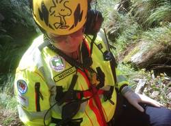 Dumenza, il salvataggio dell\'escursionista