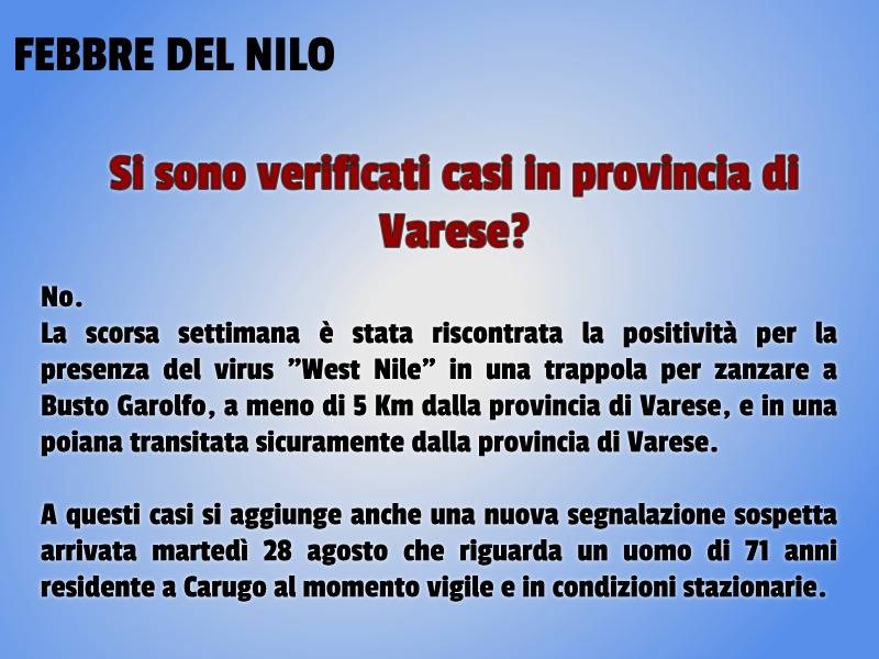 febbre del nilo