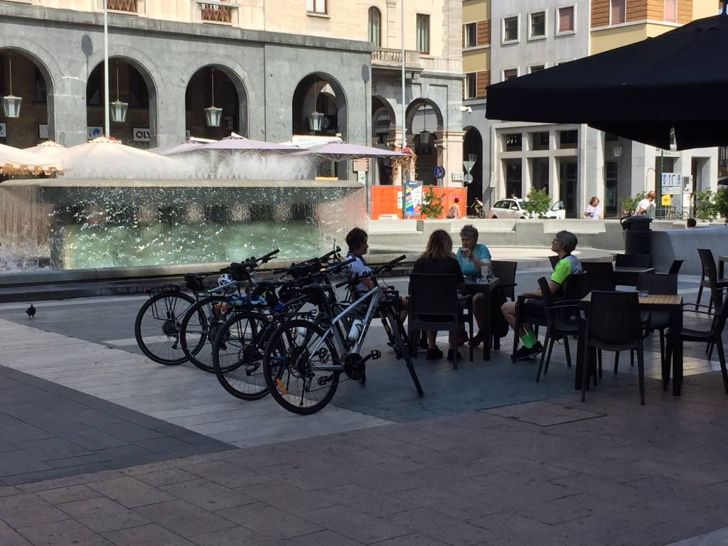 Gran Fondo 2018 : ciclisti e stranieri in città