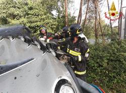 Incidente stradale Gavirate Sp1 9 agosto 2018