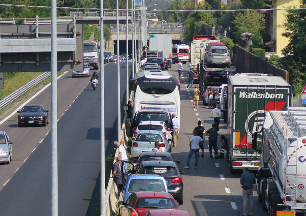 Incidente sulla 336 a Cardano al Campo