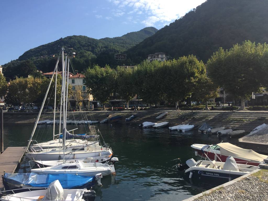 Lago Maggiore in magra, estate 2018