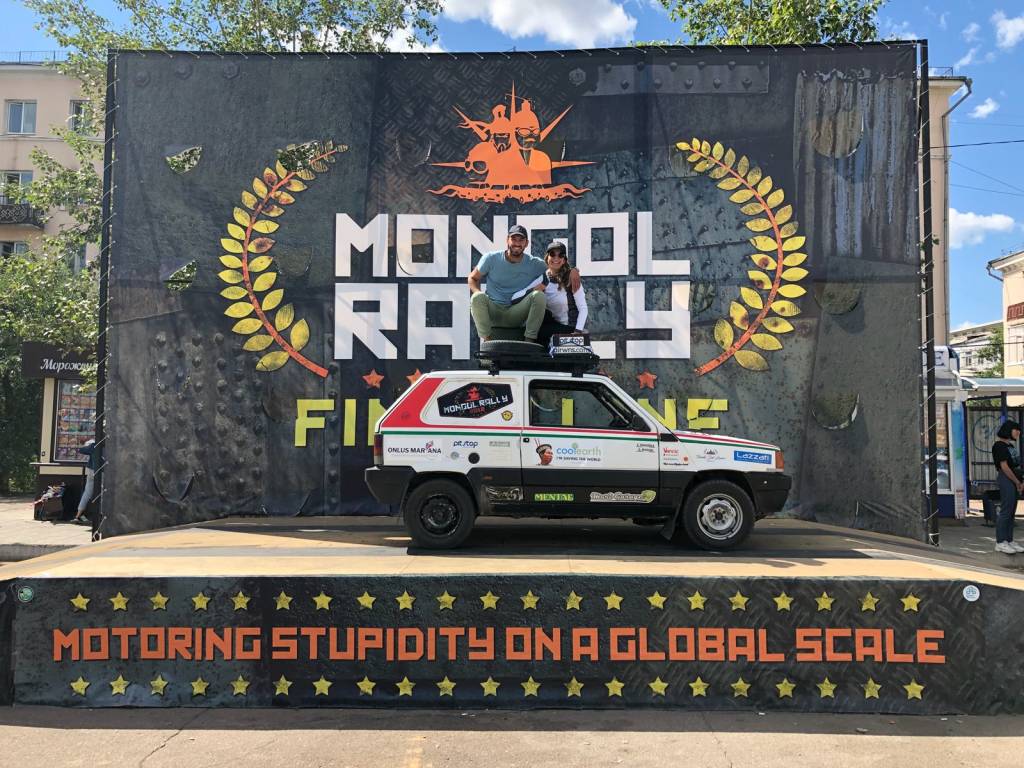 Ottavio ed Enrica quasi alla meta del Mongol Rally