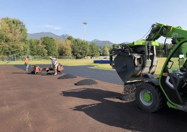 pista di atletica di calcinate