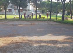 residenti via del chisso pulizia parco