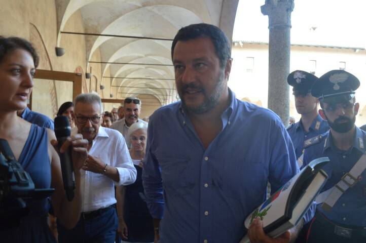Salvini a Nerviano Fiera di San Fermo  11 