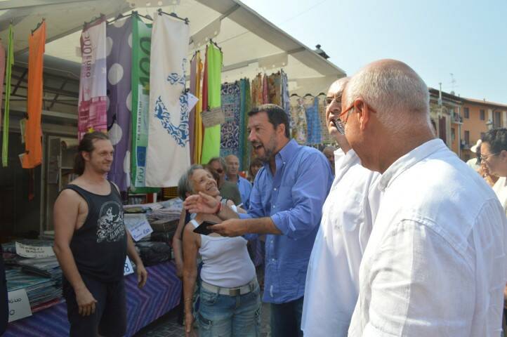 Salvini a Nerviano Fiera di San Fermo  30 