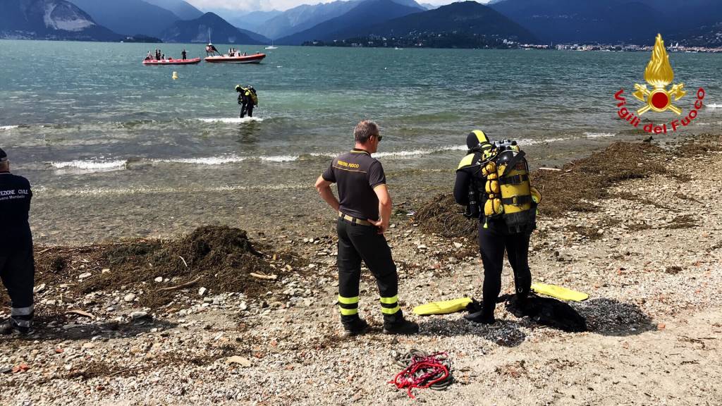 Uomo scomparso a Cerro, le ricerche dei Vigili del Fuoco 
