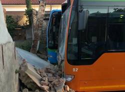 Varese: autobus danneggiati in piazzale Kennedy