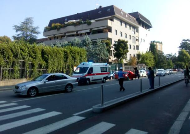 Legnano: incidente in corso Italia 8 settembre