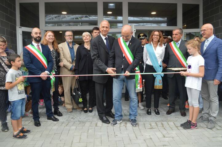 Inaugurazione nuova scuola di via dei boschi Nerviano ministro Bussetti  5 