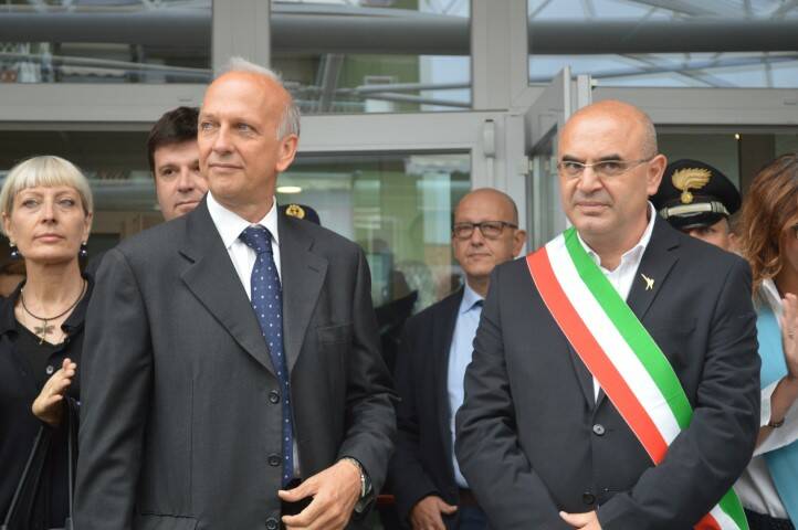 Inaugurazione nuova scuola di via dei boschi Nerviano ministro Bussetti  9 