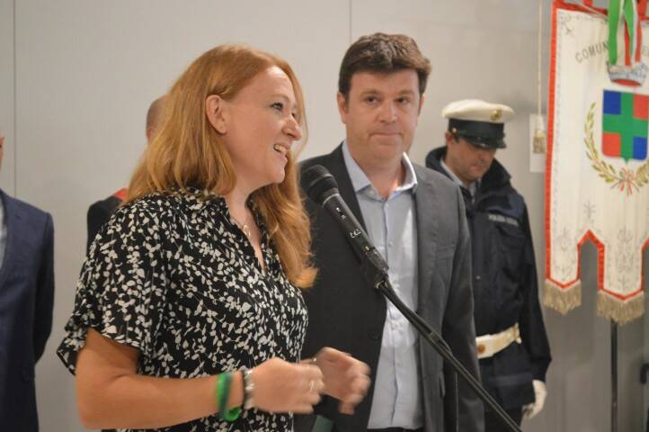 Inaugurazione nuova scuola di via dei boschi Nerviano ministro Bussetti  14 