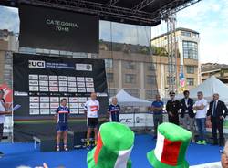 L'arrivo della Granfondo Mondiale Varese 2018
