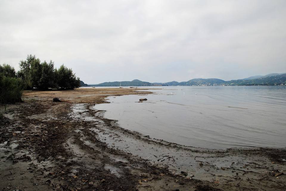 Monvalle - Lago Maggiore in secca