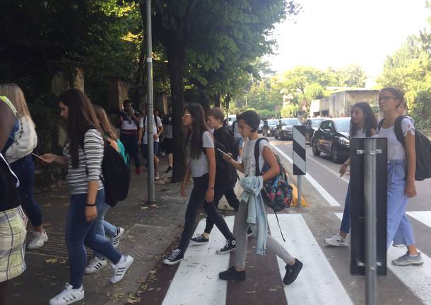 Primo giorno di scuola per la ciclabile 