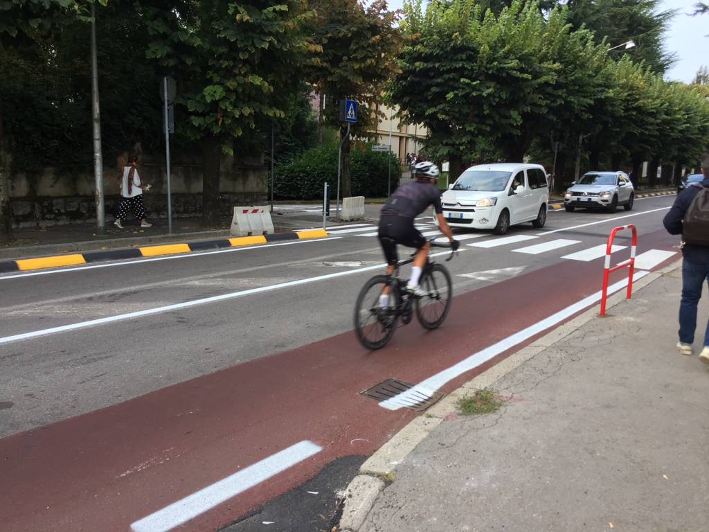 Primo giorno di scuola per la ciclabile 