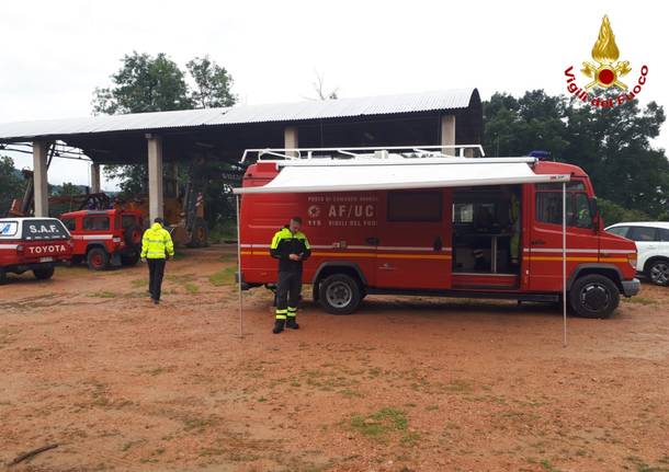 vigili del fuoco ricerca persona