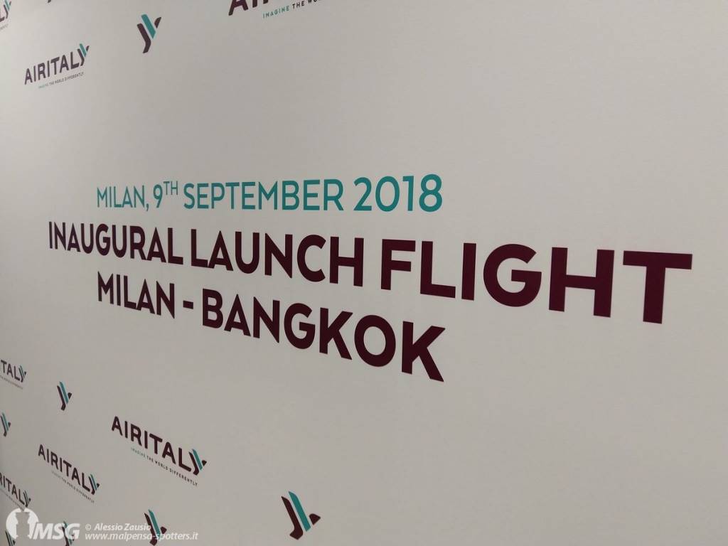 Volo Air Italy Malpensa-Bangkok