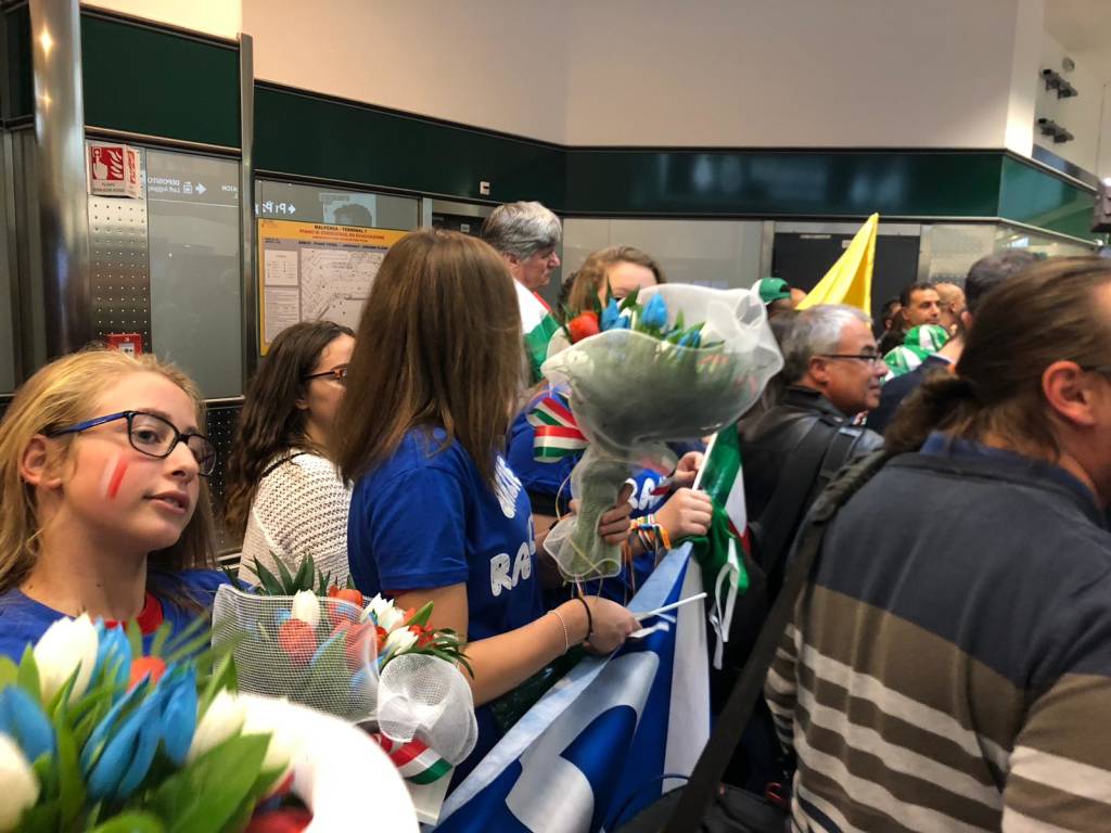 atterrano a Malpensa le ragazze terribili di pallavolo
