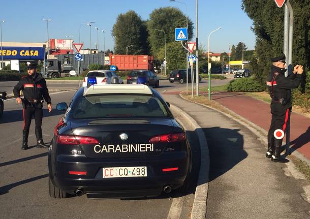 carabinieri busto arsizio posto di blocco