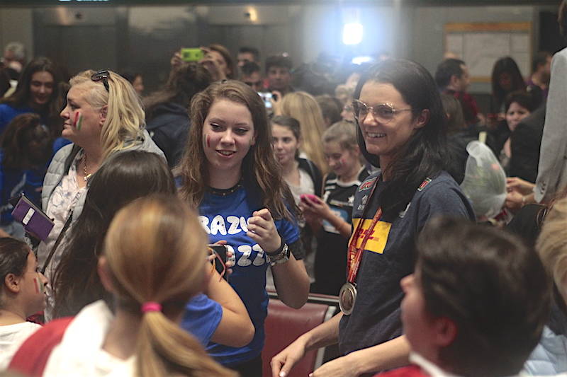 L\'arrivo della Nazionale a Malpensa