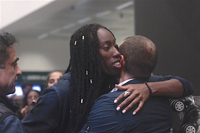 L\'arrivo della Nazionale a Malpensa